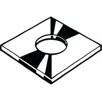 Spojovací materiál Čtyřhranná podložka DIN 436 Ocel Bez PU M20