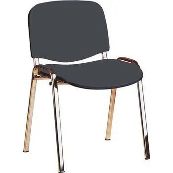 Konferenční židle Manutan Expert ISO Chrom, antracit