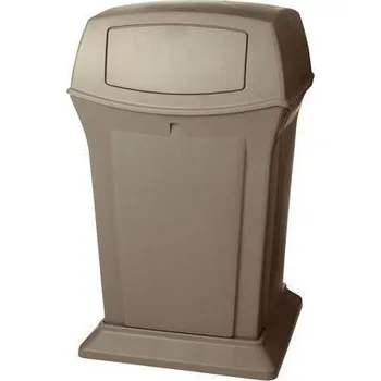 Odpadkový koš Plastový venkovní odpadkový koš Rubbermaid Aston, 170 l