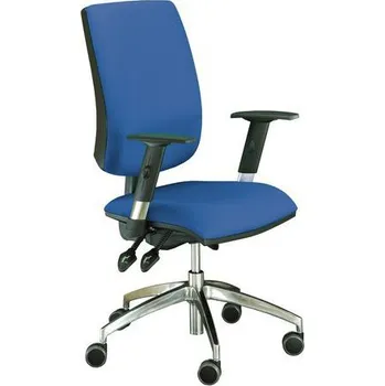 Kancelářská židle Yoki Lux, modrá