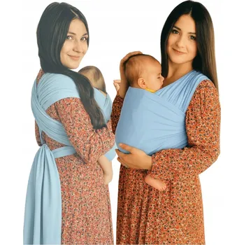 Šátek na nošení dítěte ŠÁTEK NA NOŠENÍ DĚTÍ A MIMINEK ELASTICKÝ PREMIUM MATERIÁL 5,5 m 20 kg