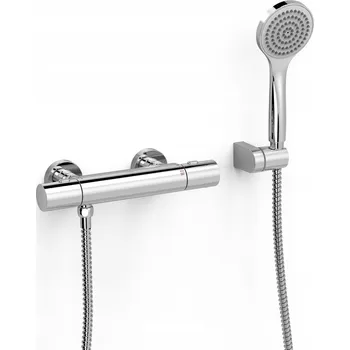 Vodovodní baterie Sprchová baterie TRES Over-Wall stříbrná