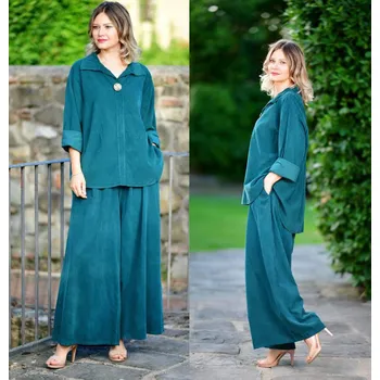 Dámská košile Košile manšestrová SF 24633 barva: hnědá-fango