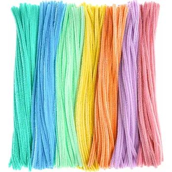 Hobby drát dp Craft Chlupaté modelovací drátky (300ks) - pastelový mix