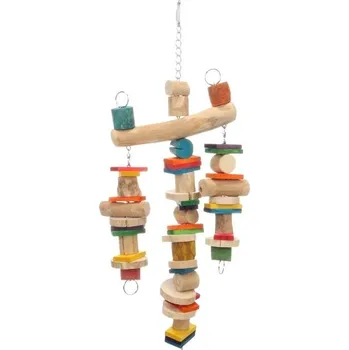 Hračka pro ptáka Hračka pro ptáky FLAMINGO - Apia závěsná přírodní 23x7x50cm
