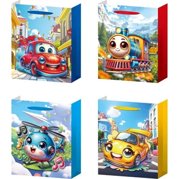 Dárková taška Dárková taška M - Veselé dopravní prostředky