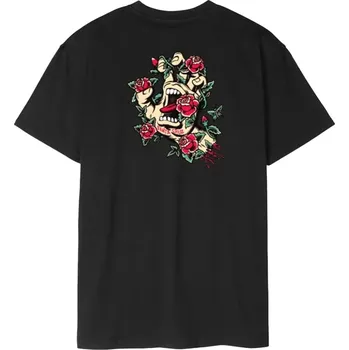 santa cruz Pánské triko screaming rose flash t-shirt black