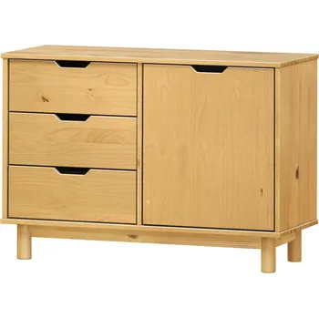 Komoda IDEA Nábytek Komoda 1 dveře + 3 zásuvky BONITO 2 vosk