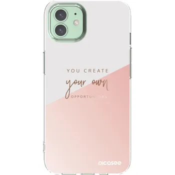 Pouzdro na mobilní telefon Picasee silikonový průhledný obal pro Apple iPhone 12 Pro - Vytvoř si svou vlastní příležitost