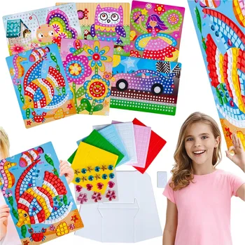 kreativní sada Mozaika Kreativní pěnová vylepovačka Samolepicí Fandy 6 ks pro děti