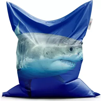 Sedací pytel Sablio Sedací vak Classic Žralok - 150x100 cm