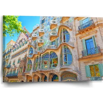 Obraz Sablio Obraz Barcelona Gaudi Casa Batllo 2 - 60x40 cm