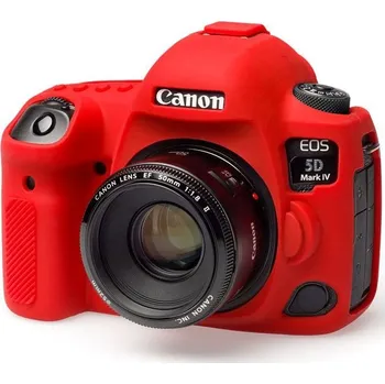 Ochrana fotoaparátu a videokamery EASYCOVER silikonové pouzdro pro Canon EOS 5D mark IV červené