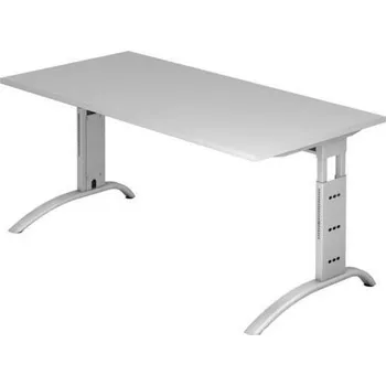 Výškově nastavitelný kancelářský stůl Baron Mittis, 160 x 80 x 65 - 85 cm, rovné provedení