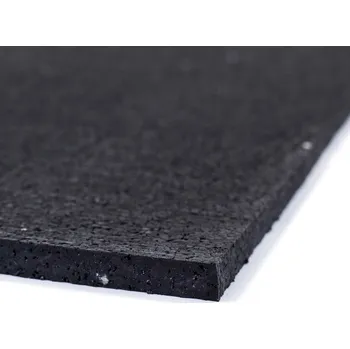 podložka na cvičení Trinfit Profi CF gumová podlaha do fitness 98 x 198 x 0,8 cm černá