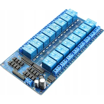 16kanálové relé 12V 10A 250V LL 16CH