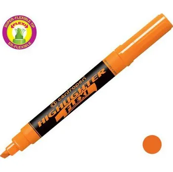 Zvýrazňovač Zvýrazňovač CENTROPEN 8542 FLEXI, oranžový