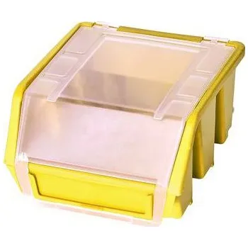 Úložný box Plastový box Ergobox 1 Plus 7,5 x 11,6 x 11,2 cm, žlutý