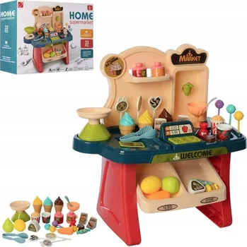 Výuková hračka OBCHOD S POTRAVINAMI Hračky do OBCHODU Hraní na NAKUPOVÁNÍ Učení POČÍTÁNÍ