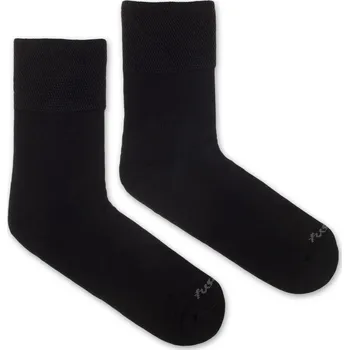 Dámské ponožky Ponožky Diabetické vaflový lem černé S (35-38)