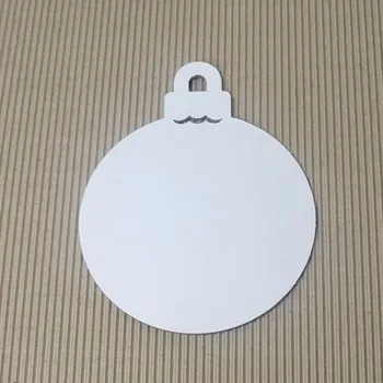 Vánoční dekorace Futrale Baňka velká bez výřezu 10 ks