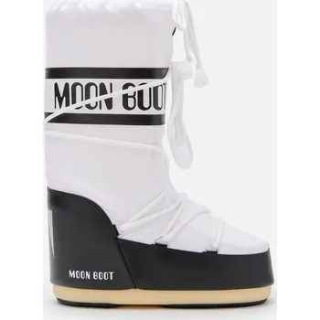 Chlapecká zimní obuv Dětské Zimní boty MOON BOOT MB ICON NYLON JR 80D1400440-NA02-JR – Bílá 31/34