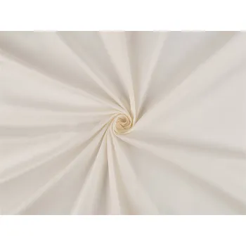 Bavlněný popelín oděvní, střední, 1 (051) krémová světlá