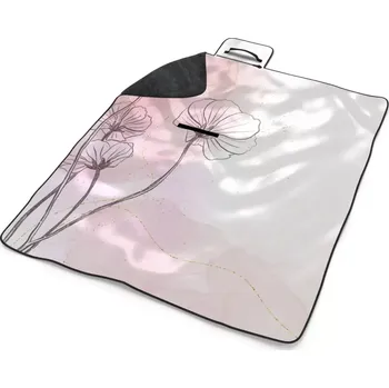 deka Sablio Plážová deka Růžový akvarel: 200x140 cm