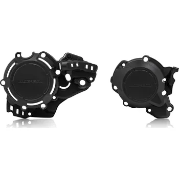 Auto-moto ACERBIS kryty motoru (kryt víka/ krytu spojky i alternátoru) X-POWER KTM SX 250 19-22, EXC 250 / 300 20-23, HUSQVARNA TE 250 / 300 20-23, TC 250 19-22 barva černá (ACERBIS kryty motoru (kryt víka/ krytu spojky i alternátoru) X-POWER KTM SX 250 19-22, EXC)