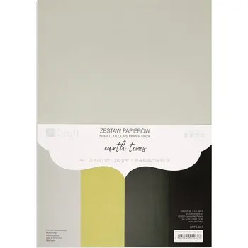 Umělecký papír dp Craft Sada jednobarevných papírů A4 (20ks) - tmavý mix