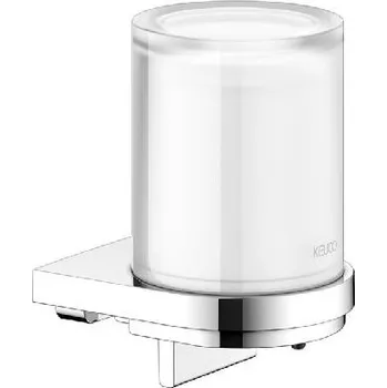 Dávkovač mýdla Keuco Collection Moll - Dávkovač mýdla s držákem, matné sklo/chrom 12752019000