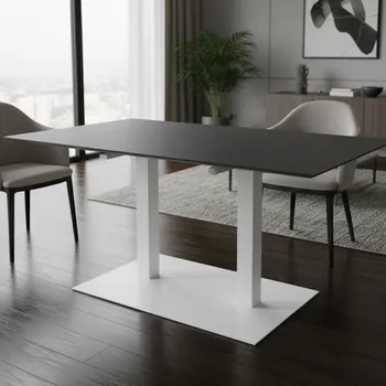 Stolová podnož Interex design Stolová podnož URBAN DUO / Bílá matná 720 mm