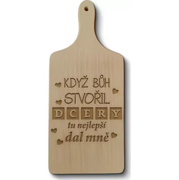 Kuchyňské prkénko Sablio Prkénko Když Bůh stvořil dcery