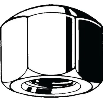 Šestihranná uzavřená matice nízká DIN 917 Nerezocel A1 Pravý 50 M5