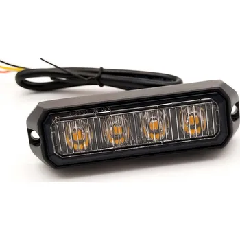 Přídavný světlomet Světlo výstražné LED oranžové PREDATOR 4*3W