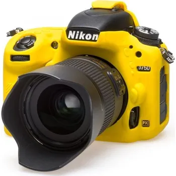 Ochrana fotoaparátu a videokamery EASYCOVER silikonové pouzdro pro Nikon D750 žluté