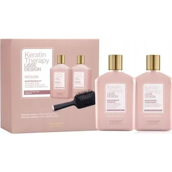 Šampon Alfaparf Keratin Therapy Lisse Design Šampon a kondicionér + kartáč DÁREK