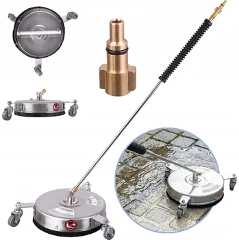 Příslušenství pro vysokotlaký čistič T-Racer pro myčku LAVOR PARKSIDE PHD, nástavec/tryska s 600mm tryskou a 12" kartáčem na dlažbu