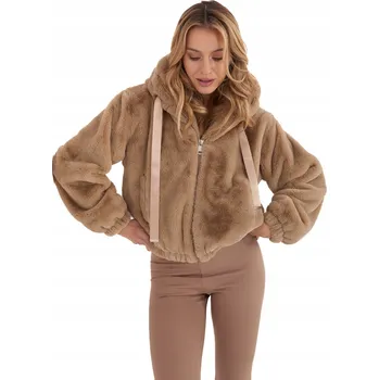 Dámský kabát Fashion dámská bunda s kapucí IF-KR-G230111.97P univerzální velikost