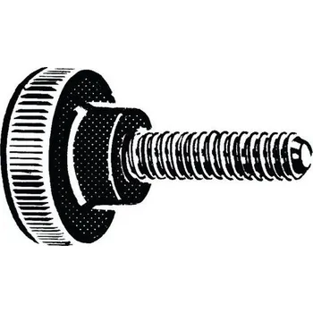 Knoflík Rýhovaný knoflík Plast Fenolformaldehyd (bakelit) FS31 711-M8X30