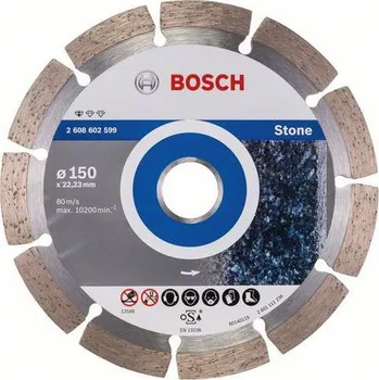 Příslušenství k brusce Bosch - Diamantový řezný kotouč Standard for Stone 150 x 22,23 x 2 x 10 mm