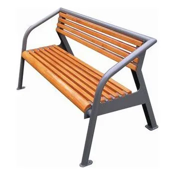 Zahradní lavice Parková lavička Tulip s opěradlem a područkami