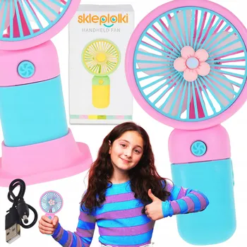 Domácí ventilátor MOBILNÍ VĚTRÁK VENTILÁTOR USB RUČNÍ MINI PŘENOSNÝ SILNÝ