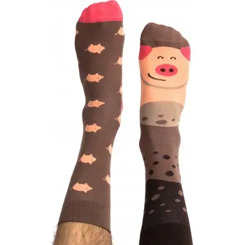 Pánské oblečení Nanushki Ponožky Piggy vícebarevné velikost 44-46