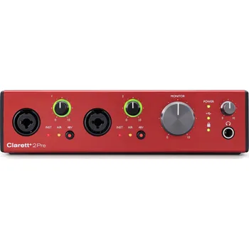 Zabezpečení domácnosti Focusrite Clarett+ 2Pre - zvuková karta / audio interface