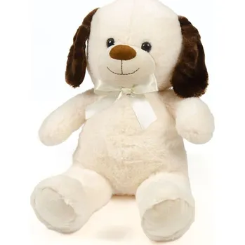 plyšák Plyšový pes stojící béžový 50 cm