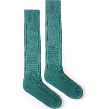 Dámské ponožky Vlněné podkolenky petrolejová 45
