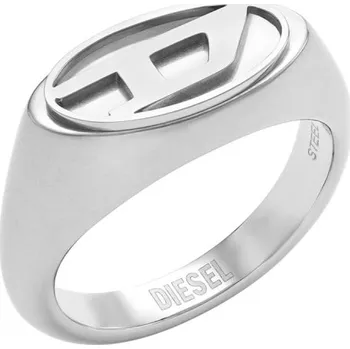 Prsten Diesel Fashion ocelový prsten s logem DX1475040 56 mm + 2 měsíce na vrácení zboží