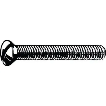 Šroub Šroub se zápustnou hlavou čočkovitou s drážkou DIN 964 A Nerezocel A4 M6X25