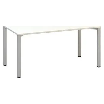 Kancelářský stůl Alfa 200, 160 x 80 x 74,2 cm, rovné provedení, dezén bílá
